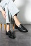 Black Soft Women's Casual Daily Masculine Shoes - 3