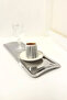 6 Pcs Rectangular Stainless Coffee Presentation Tray Modern Design - 2
