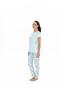 Women's Blue Pajama Set - 2