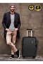 Swirl Series 3 Pcs ABS Luggage Trolley Set -Black - 4