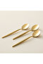 Elina 6 Piece Teaspoon Set Shiny Gold