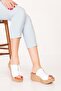 Women's Genuine Leather Platform Sole Slippers Anl.3241 - 6