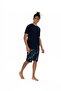 Men's Navy Blue Shorts Suit - 18867 - 3