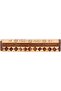 Wooden Incense Stand L(6cm) xW(30cm) xH(6cm) Brown - 3
