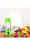 Personal USB Juicer Cup | Portable Blender |380ml Rechargeable Mixer with 3D Six Blades (Green) - 5