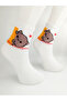 Unisex Love Socks Stylish Comfortable Style Patterned White College Socks with I Love You Written - 5