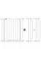 Baby Safe - Metal Safety Gate w / t 20cm x 2 Extension - White