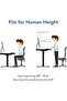 Flexispot Electric Standing Desk, 122 x 65cm Adjustable Height Desk - Whiteriver Grey Oak - 8