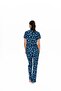 Women's Navy Blue Pajama Set - 20084 - 4