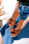 Ribbon Detail Women's Slippers Comfortable Light Sole