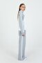 Girl's Half-Zip Top + Wide-Leg Sweatpants Set – Comfortable Fit – Stretch Fabric Pique Fabric 2-Piece Set - 2