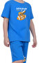 Play Together Printed Boys' Short Sleeve Double Pocket Bottom-Top Suit - 4