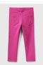 Girls' Logo Embroidered Slim Fit Pants with Elastic Waist E00X - 2