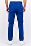 Men Regular Fit Solid Chino Pants, Blue - 2
