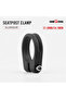 Black 31.8mm JawboneBicycle Seat Post Clamp CNC Alloy Light Saddle Seating Post for 31.8 34.9mm Lock - 2