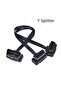 30CM OBDII Extension Dual Connector Y Splitter OBD2 16PIN Male to Female Connection Flat+Thin as ... - 8