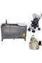 Little Story Playard + Stroller & Diaper Bag Set