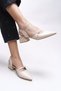 Esasyra Women's Heeled Shoes 0012110 Skin Color - 2