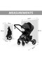 Teknum Reversible Moon Walk Stroller Black - 8
