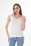 Women's Front and Back V-Neck Undershirt 260017 -
