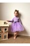 Lilac Polka Dot Tutu Long Sleeve Baby Girl Dress - Emily - 4