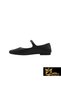 Women's Black Genuine Leather Shoes 505320101 -1 - 2