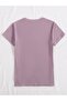 Women's Lilac Bear for Ever Printed Oversize T-Shirt - 2