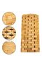 Bamboo Non-Slip Bath and Shower Mat |   40X60 cm |   Water Resistant Wooden Bath Mat. - 5