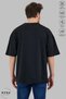 Unisex Crew Neck Winnie the Pooh Printed Cotton Oversize Short Sleeve T-Shirt - 4