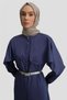 Misty Purple Cotton Tunic with Cape Detail, 25Y4606 - 2