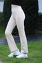 Women's Ecru Wide Leg Leggings High Waist Recovery Wide Elastic Non-Slip Belt Detailed105101
