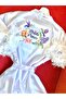 (We Write Your Name) Bridal Robe with Bird Sleeves and Feathered Sleeves Bride Robe Bride to Be with Sash Gift