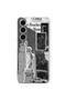 Samsung Galaxy S23 Fe Compatible Statue of Liberty Design Printed Transparent Case