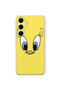 Samsung Galaxy S23 Fe Compatible Tweety Design Printed Transparent Case