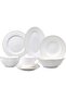 32PCS EMBOSS DINNER SET PEBBLE