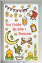 Ramadan Decorations, Ramadan Bear Glass and Wall Sticker Set, Welcome Ramadan Sticker Set - 2