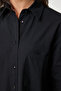 Oversize Linen Shirt Black Lhf0005 - 4