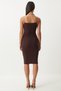 Brown Strappy Mini Dress - Body Sitting Lyk0001 - 3