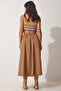 Balloon Parachute Midi Skirt Biscuit Lul0001 - 3