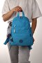 حقيبة ظهر نسائية من My polo 8745 Clinker متوسطة الحجم للاستخدام اليومي مقاومة للماء باللون الأزرق - 4