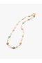 Beaded Floral Necklace - 2