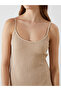 Trendlucky U-Neck Textured Rope Strap Dress with Difference in Color - 3