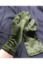 Elisabeth Wrist-Length Velvet Gloves Army Green - 4