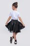Leather Bloomed 23 April Birthday Show Party Feast Daily Skirt - 4