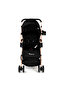 Teknum Reversible Trip Stroller w/Blue Ace Diaper Bag-Black - 3