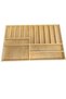 45X70 Spoon, Fork, Knife, Ladle Organizer 45X70 cm Wooden Drawer Organizer Cutlery Holder - 7