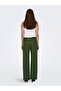Women's Onljany Rope Detailed Trousers 15294429 Khaki - 4