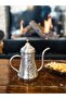 وعاء زيت نحاسي أصلي مطرز موديل فضي اللون رقم: 2 - 4