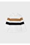 Boy's Polo Collar Long Sleeve T-Shirt Cream 4103 - 2