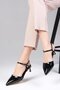 Filippa Black Color Women's Heeled Shoes - 4